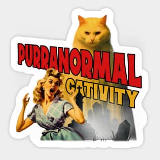 Purranormal Cativity Sticker